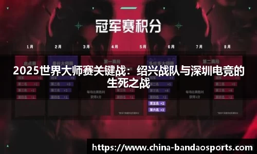 2025世界大师赛关键战：绍兴战队与深圳电竞的生死之战