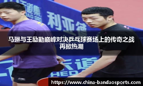 马琳与王励勤巅峰对决乒乓球赛场上的传奇之战再掀热潮